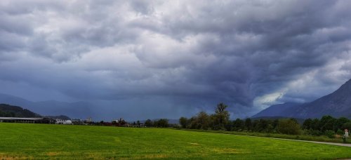 Unwetter mit Starkregen über Nordtirol