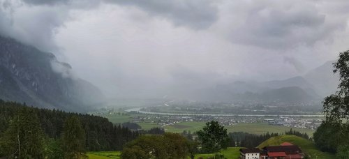 Unwetter mit Starkregen über Nordtirol