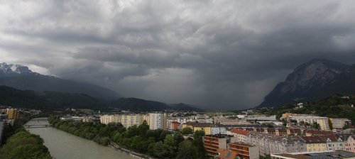 Unwetter mit Starkregen über Nordtirol