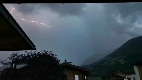 Unwetter mit Starkregen über Nordtirol