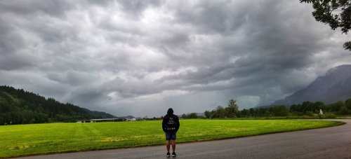 Unwetter mit Starkregen über Nordtirol