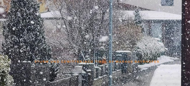 Noch einmal Neuschnee bis Dienstag !